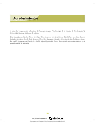 manual bateria neuropsicologica banfe -2 | PDF
