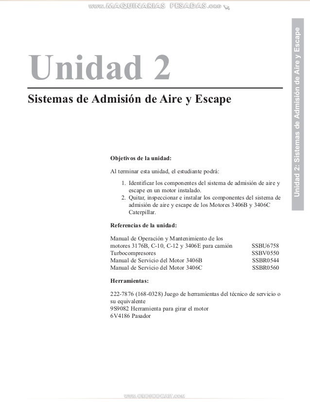 Principales fallas en el sistema de admisión y escape