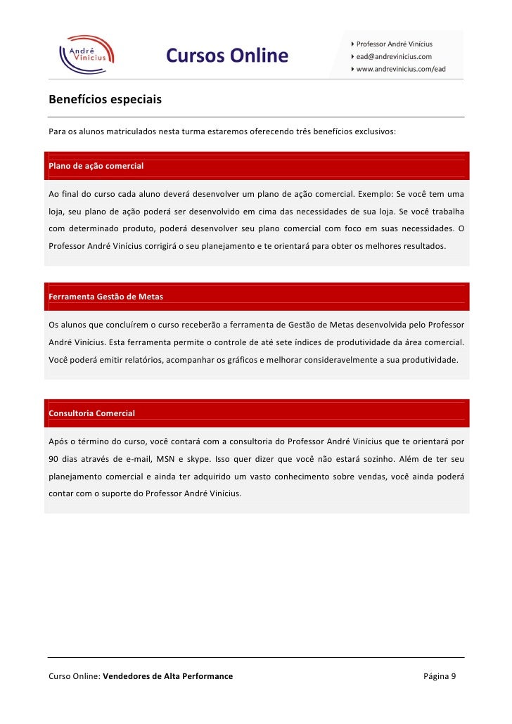Manual curso online de vendas