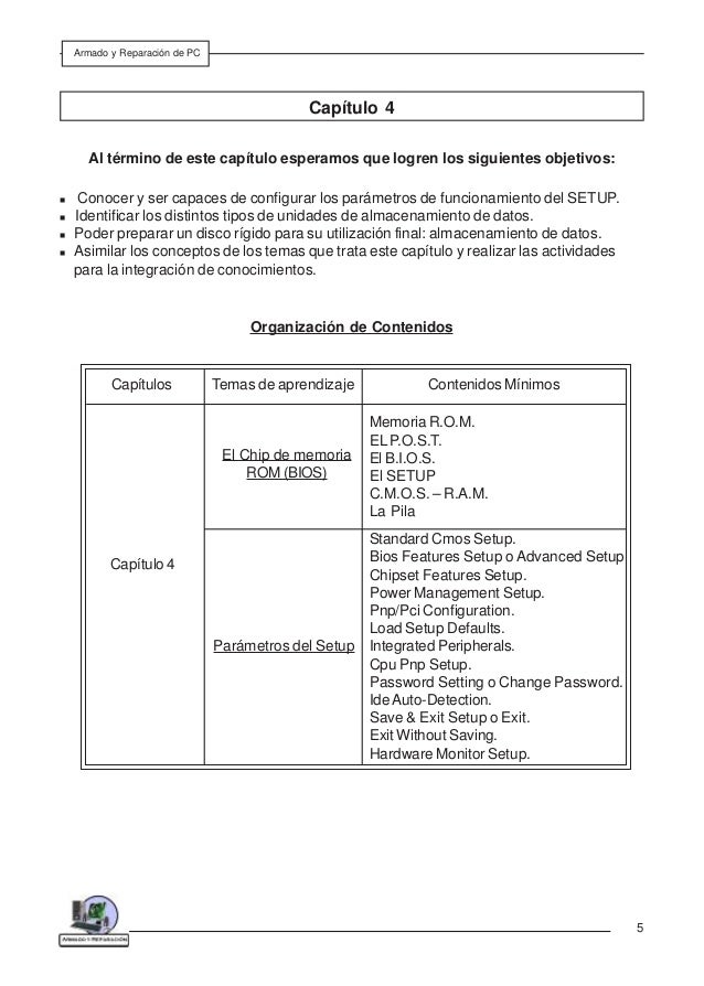 Armado y reparacion de pc