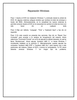 Manual de-ayuda-para-windows-7 | DOCX | Operating Systems | Computer ...