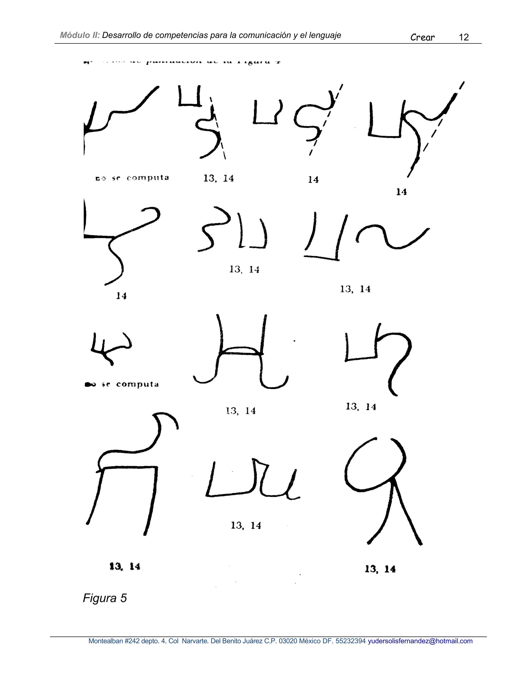 Módulo II: Desarrollo de competencias para la comunicación y el lenguaje Crear 12
Montealban #242 depto. 4. Col Narvarte. Del Benito Juárez C.P. 03020 México DF. 55232394 yudersolisfernandez@hotmail.com
Figura 5
 