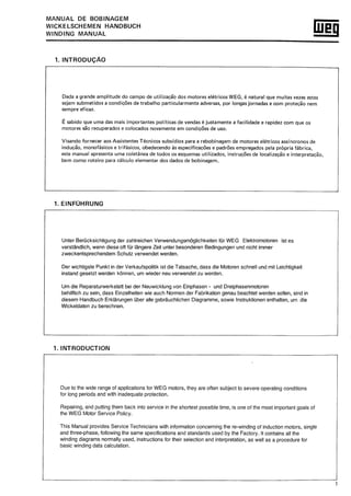 Manual de bobinagem weg