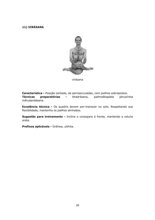 Manual de hatha yoga 108 asanas | PDF