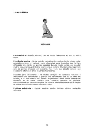 Manual de hatha yoga 108 asanas | PDF