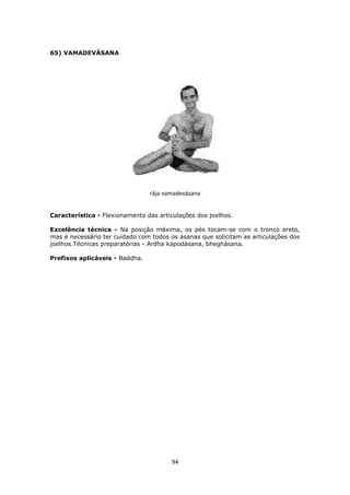 Manual de hatha yoga 108 asanas | PDF