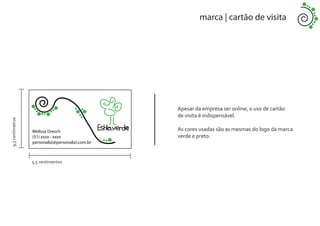 Manual De Identidade Visual - Estilo Verde
