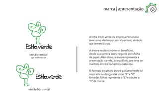 Manual De Identidade Visual - Estilo Verde