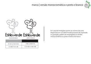 Manual De Identidade Visual - Estilo Verde