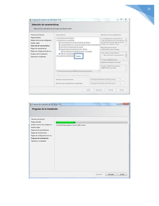 Manual de instalacion de sql server 2014 | PDF