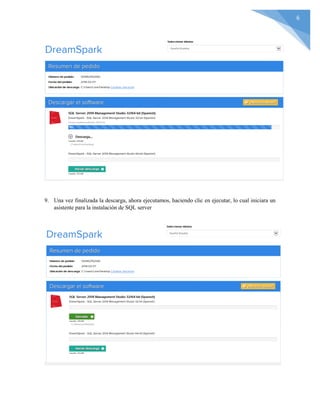Manual de instalacion de sql server 2014 | PDF