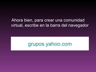 Manual de Introducción a las Comunidades Virtuales