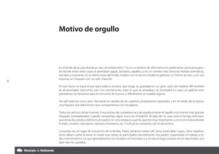 Motivo de orgullo



    En el fondo de la casa donde yo nací, en el Kilómetro 110, en un terreno de 700 metros mi padre tenía una huerta gran-
    de donde entre otras cosas se plantaban papas, boniatos, zapallos, y en un cantero más chico las hierbas aromáticas,
    tomates y morrones. En la última línea del fondo, lindero con el vecino, estaba el gallinero, un horno de pan, y en una
    esquina, un chiquero con un solo chancho.
4
    En ese horno se hacía el pan para toda la semana, que luego se guardaba en un gran cajón de madera. Allí también
    se almacenaban bizcochos, pan con chicharrones, todo lo que se amasaba y se horneaba en casa. Las gallinas eran
    ponedoras, las teníamos para el consumo de huevos, y difícilmente se mataba alguna.

    Viví allí hasta los cinco años. Recuerdo el carpido de los canteros, prolijamente separados, y en el medio de la quinta,
    una higuera que daba frutos que compartíamos con los pájaros.

    Todos los vecinos tenían huertas. Y era motivo de competencia y de orgullo el tener el zapallo o el morrón más grande.
    Después compadreaban cuando compartían algún truco en el boliche. Al lado de mi casa vivía el Gringo Sommers,
    que tenía dos predios idénticos al nuestro. En uno estaba su quinta, que era muy importante, y en el otro había árboles
    frutales: ciruelos, manzanos, naranjos, limoneros, etc. Y la fruta la compartía con el vecindario.

    La quinta era un lugar de encuentro de la familia. Todos teníamos tareas allí. Unos arrancaban yuyos, otros regaban,
    otros daban vuelta la tierra. En todas esas tareas se participaba naturalmente; mis padres organizaban el trabajo y to-
    dos interveníamos. Lo que generalmente nos tocaba a mi hermano y a mí era el riego, porque era lo más liviano, y lo
    que más nos gustaba.
 