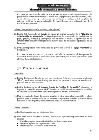 Manual De Norm  Y Proced  Compras
