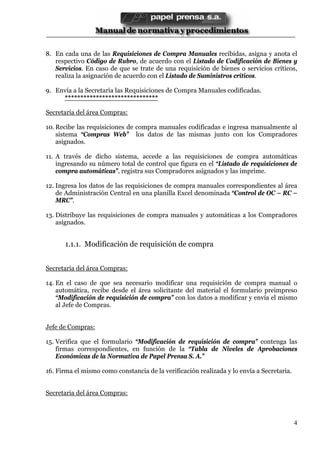 Manual De Norm  Y Proced  Compras