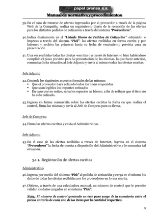 Manual De Norm  Y Proced  Compras