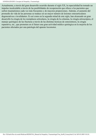 Manual de Ortopedia y Traumatología