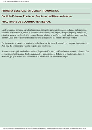 Manual de Ortopedia y Traumatología