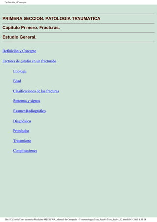 Manual de Ortopedia y Traumatología