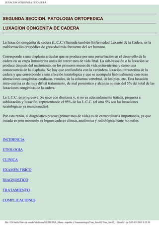 Manual de Ortopedia y Traumatología