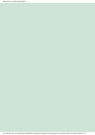 Manual de Ortopedia y Traumatología