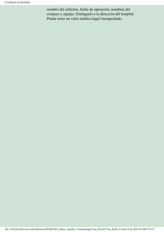 Manual de Ortopedia y Traumatología