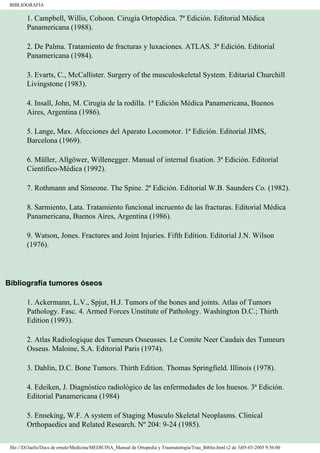 Manual de Ortopedia y Traumatología