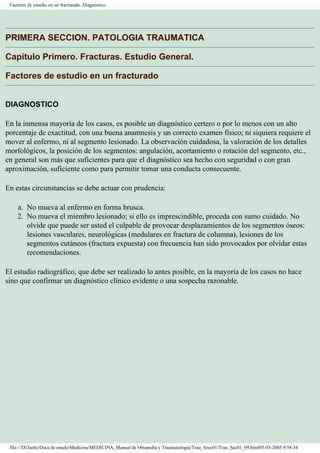 Manual de Ortopedia y Traumatología