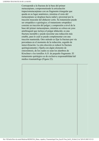 Manual de Ortopedia y Traumatología