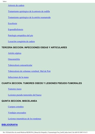 Manual de Ortopedia y Traumatología