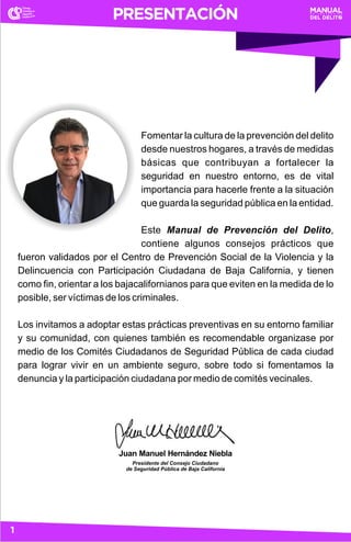 Manual de Prevencion del Delito para niños, adolescentes y adultos ...