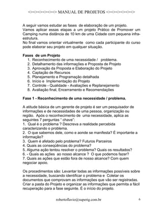 Manual De Projetos