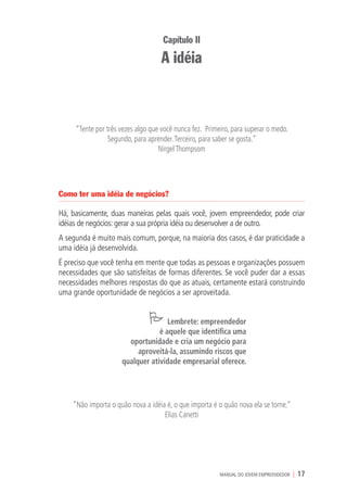 Manual do Jovem Empreendedor