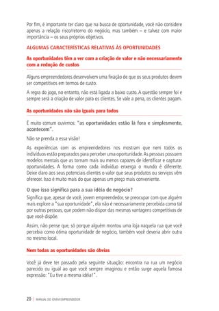 Manual do Jovem Empreendedor