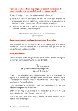 Manual do Jovem Empreendedor
