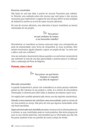 Manual do Jovem Empreendedor