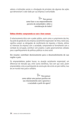 Manual do Jovem Empreendedor