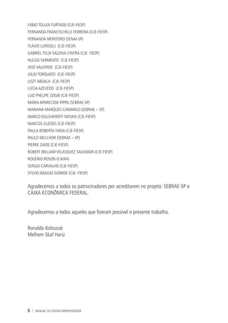 Manual do Jovem Empreendedor