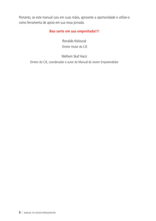 Manual do Jovem Empreendedor