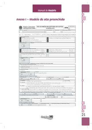 Anexo I – Modelo de ata preenchida




                                     21
 