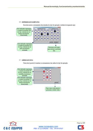 Página 64
Manualdemontaje,funcionamientoymantenimiento
 