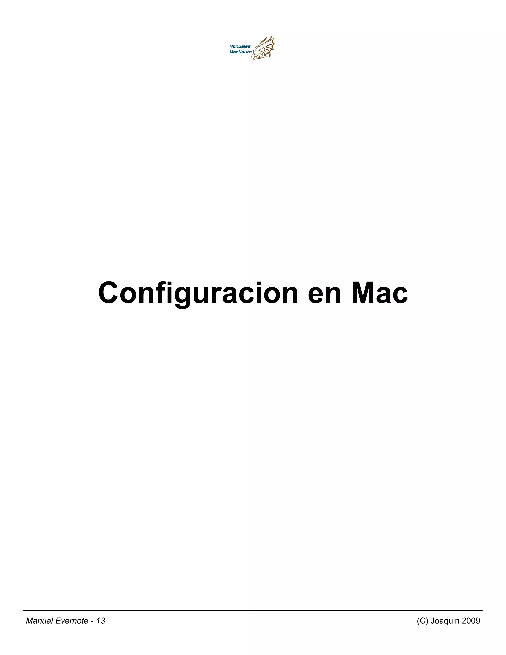 Configuracion en Mac




Manual Evernote - 13                     (C) Joaquin 2009
 