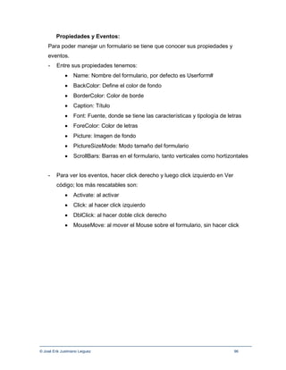 Manual excel-vba-ing-1-civil | PDF