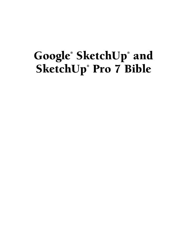 what is google sketchup pro 7