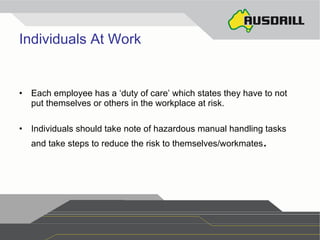 Has Handling Manual Handling Ppt | PPT