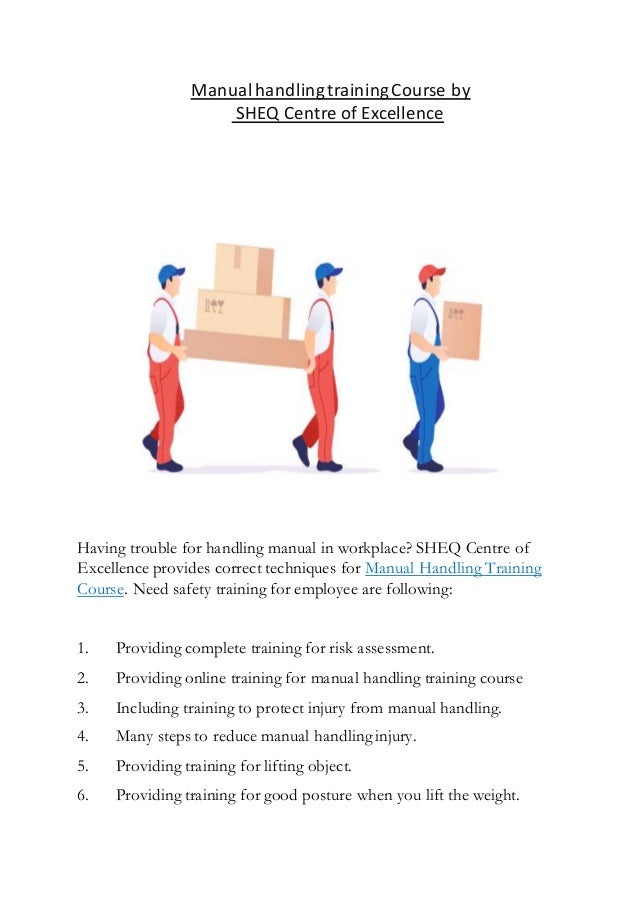 Manual Handling Training Course