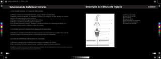 Descrição da válvula de injeçãoSolucionando Defeitos Elétricos
0314
1) Sistema a ser tratado
2) Rosca Gás de 1/2 BSP
3) Luva elástica
4) Corpo da válvula
5) Conexão cônica da mangueira
6) Porca trava da mangueira
7) Mangueira de descarga
1.O LED ESTÁ LIGADO, E A BOMBA NÃO PULSA:
a) Cheque a fonte de alimentação (tomada, plugue, chave na posição ON);
a) Cheque o fusível da bomba, se necessário substitua por outro (1A de ação rápida). Se o fusível
queimar de novo, proceda como no item 2;
c) Cheque a continuidade do porta-fusível até a chave;
d) Cheque a tensão de entrada na placa eletrônica;
Se as tensões estiverem normais, veriﬁque a resistência elétrica do eletromagneto (350), se a
resistência estiver normal, substitua a placa do circuito.
2.O FUSÍVEL QUEIMA NOVAMENTE QUANDO SUBSTITUÍDO:
a) Veriﬁque a resistência da bobina do eletromagneto com seus terminais isolados. Se o valor da
resistência diferir consideravelmente o eletromagneto deve ser substituído.
3.A BOMBA DOSADORA DÁ APENAS UM IMPULSO:
a) Desligue o equipamento imediatamente e cheque a resistência da bobina.
b) Se a resistência da bobina estiver normal, substitua a placa de circuito eletrônico.
ATENÇÃO: As instruções acima devem ser seguidas por pessoal qualiﬁcado. Não nos responsabilizamos por danos causados à pessoas ou
instalações resultante de reparos feitos por pessoal desqualiﬁcado.
C
M
Y
CM
MY
CY
CMY
K
manual__5_fevereiro.pdf 6 05/02/14 14:43
 