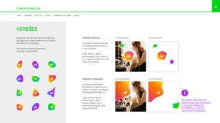 ELEMENTOS BÁSICOS
31
CORES DEGRADÊS GRAFISMO FUNDOS COMBINAÇÃO DE CORES FONTES
VERSÕES
Os grafismos são derivados das bolhas
da logomarca aproveitando sua fluidez,
movimento e vibração.
São duas versões de grafismo:
simples e expandida.
VERSÃO SIMPLES
A versão simples pode ser
formada pela logomarca
e outra bolha.
Caso não se tenha
personagem (foto, device,
etc.) pode-se adicionar até
mais uma bolha.
VERSÃO EXPANDIDA
A versão expandida é
formada por apenas uma
bolha em maior dimensão.
Será acompanhada “Oi“.
Caso não se tenha
personagem (foto,
device, objeto, etc.)
pode-se adicionar uma
segunda bolha.
COM PERSONAGEM SEM PERSONAGEM
COM PERSONAGEM SEM PERSONAGEM
EM CASOS CRÍTICOS DE
QUANTIDADE DE CONTEÚDO
E ALGUNS FORMATOS
EXTREMOS, O USO DO
GRAFISMO É OPCIONAL.
 