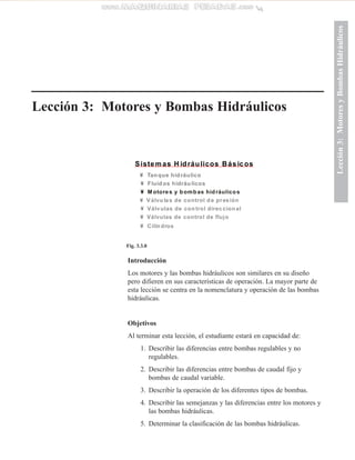 Lección 3: Motores y Bombas Hidráulicos
Lección3:MotoresyBombasHidráulicos
Introducción
Los motores y las bombas hidráulic...