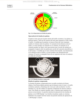 O R IFIC IO
D E ENTRA DA
R OTO R
OR IFICIO
D E SALIDA
PALETAS
Fig. 3.3.14 Operación de la bomba de paletas
1 2
Fig. 3.3.15...